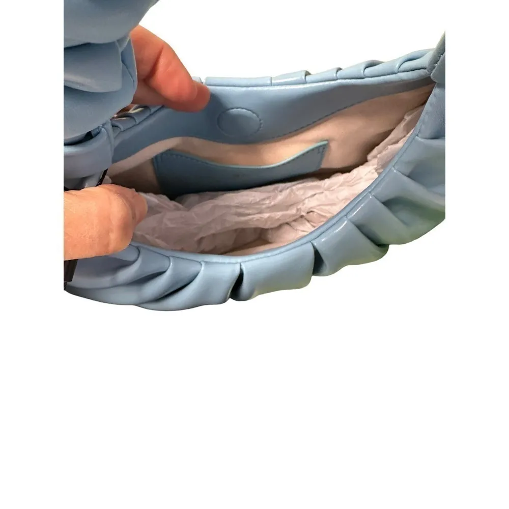 JW PEI GABBI RUCHED HOBO HANDBAG -ICE NWT - Image 10