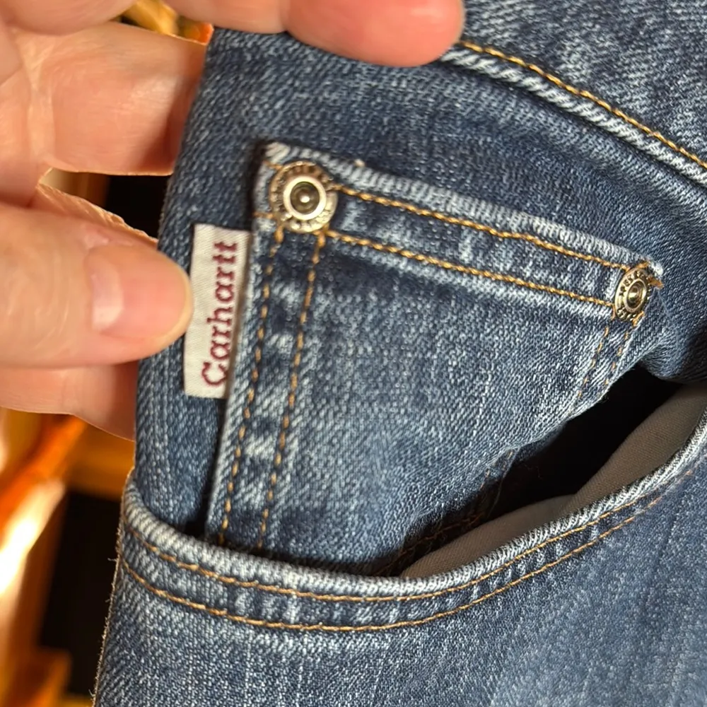 CARHARTT WOMEN'S WORK JEAN - RELAXED FIT RUGGED FLEX SIZE 16 - Image 5