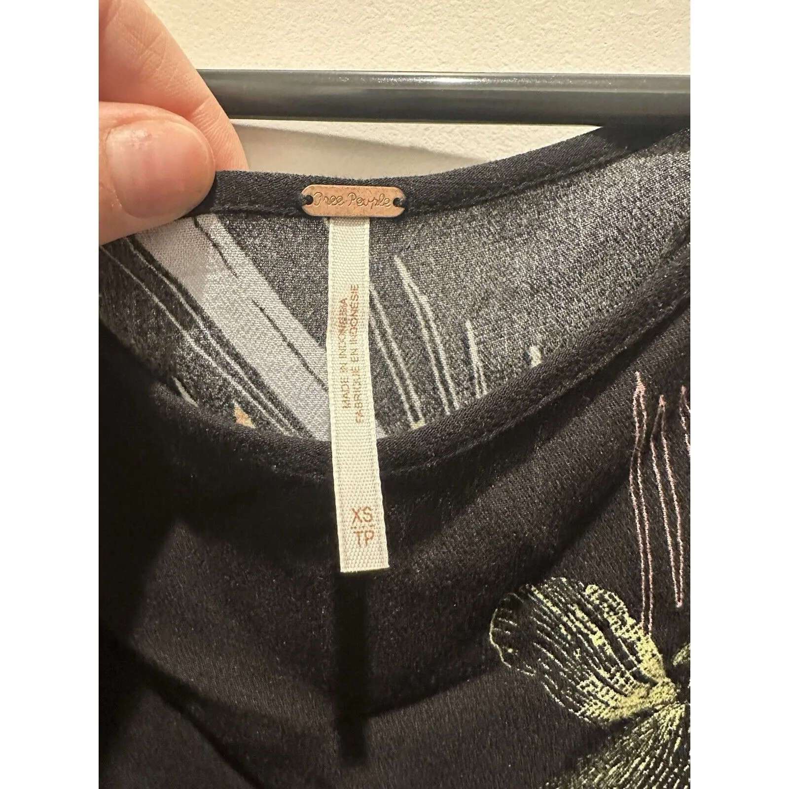 Free People Clear Skies Asymmetrical Cold Shoulder Blue Tunic Dress Size XS - Image 5