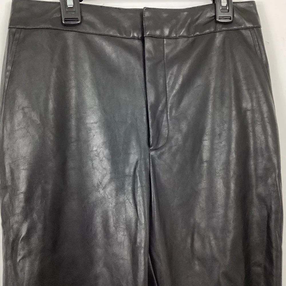 Express x Negin Mirsalehi Faux Leather Pants Size 6 - Image 3