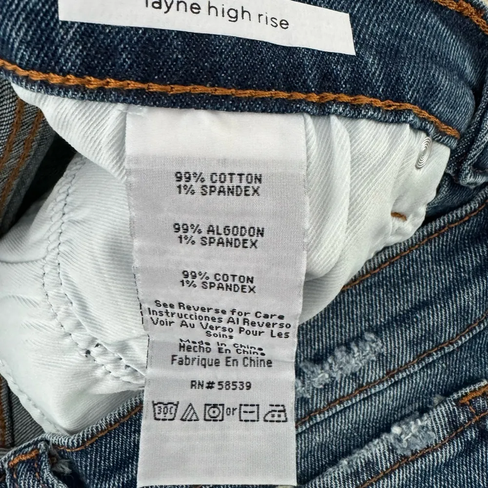 NWT  STITCH FIX Layne Jean Shorts Raw Hem High Rise Women’s Sz 27/4 - Image 4