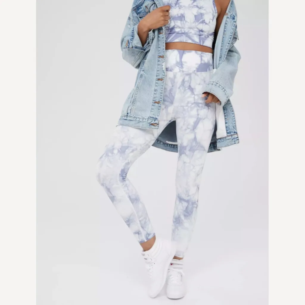 Aerie‎ Offline Tie-Dye Leggings Athletic Work Out Seamless High Waisted Small - Image 3