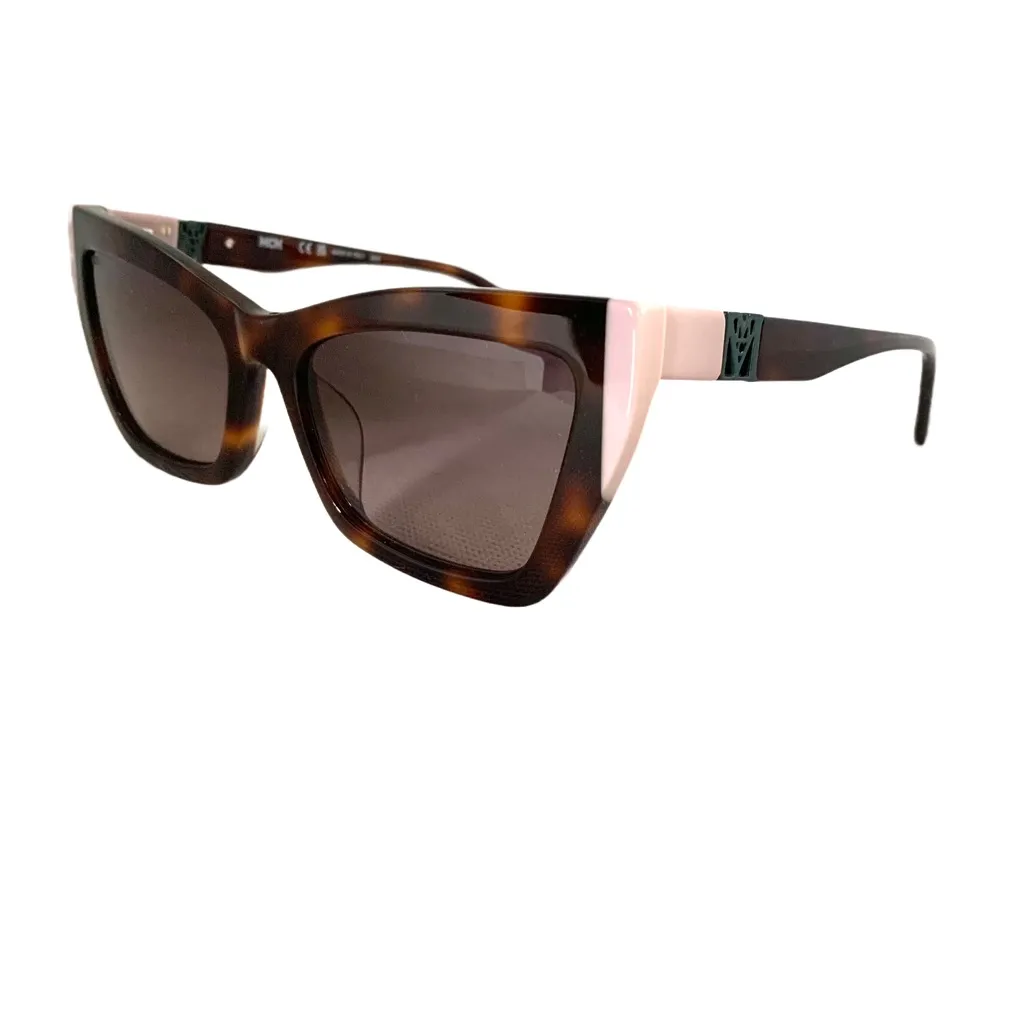 MCM "MCM722SLB" TORTOISE SHELL WITH MAUVE PINK GRADIENT LENS SUNGLASSES NIB - Image 5