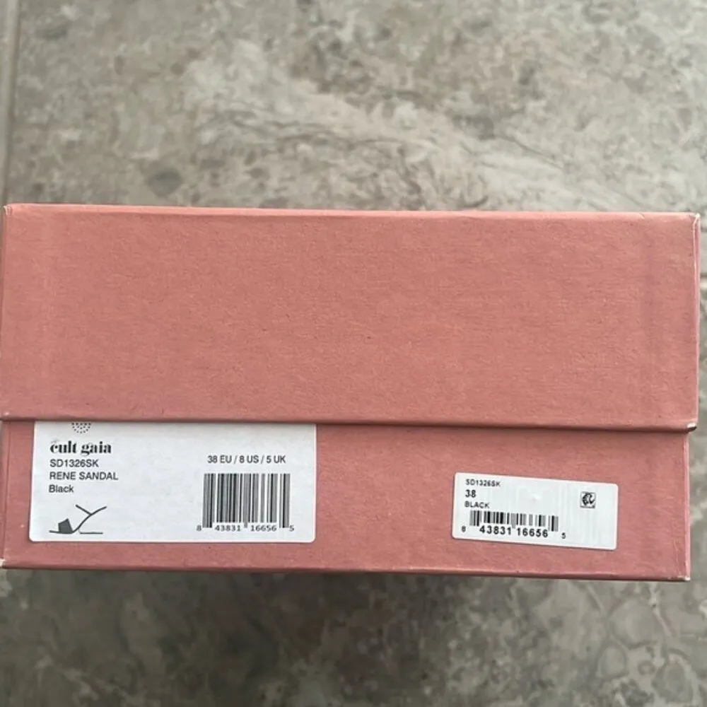 Cult Gaia BLACK Rene Cut-Out Heel Sandals, EU38 x Revolve New in Box +DustBag - Image 13