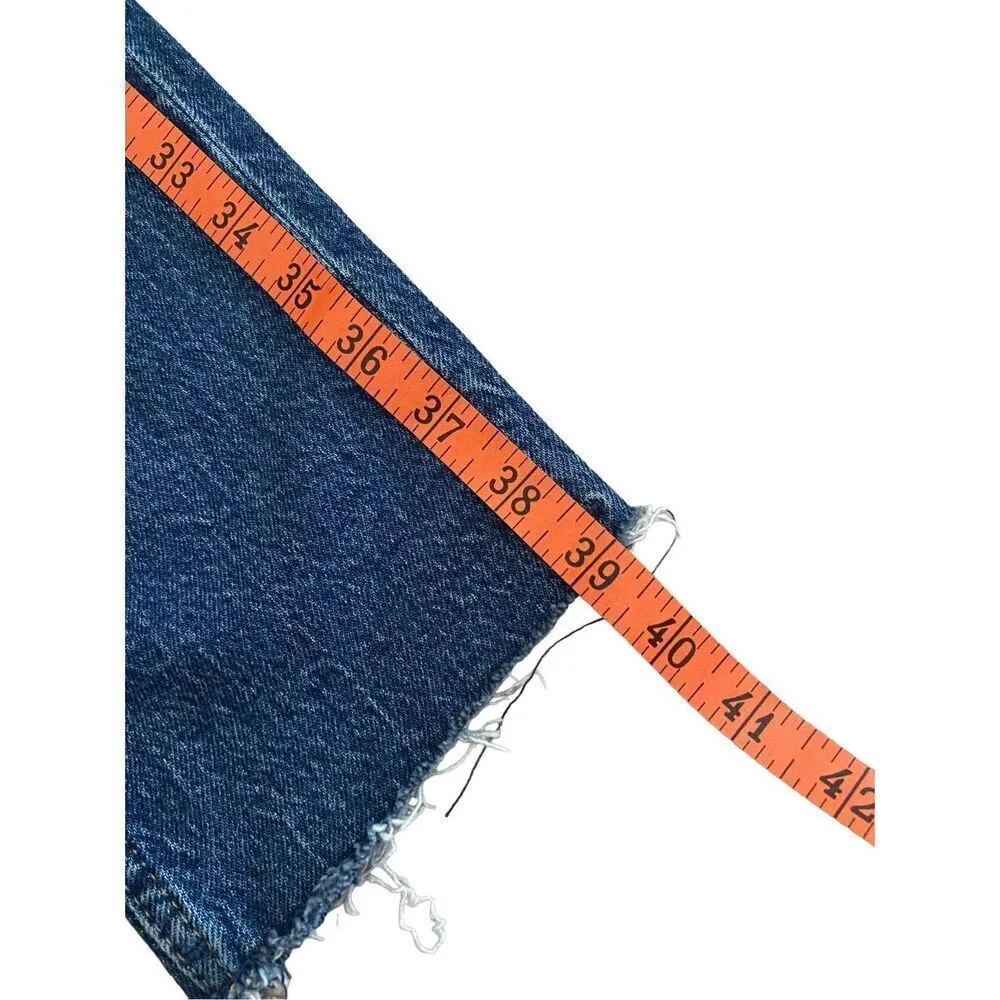 Nwt Aeropostale Mom Jeans Distressed High Waisted Stretch Medium Wash Denim Ever - Image 11