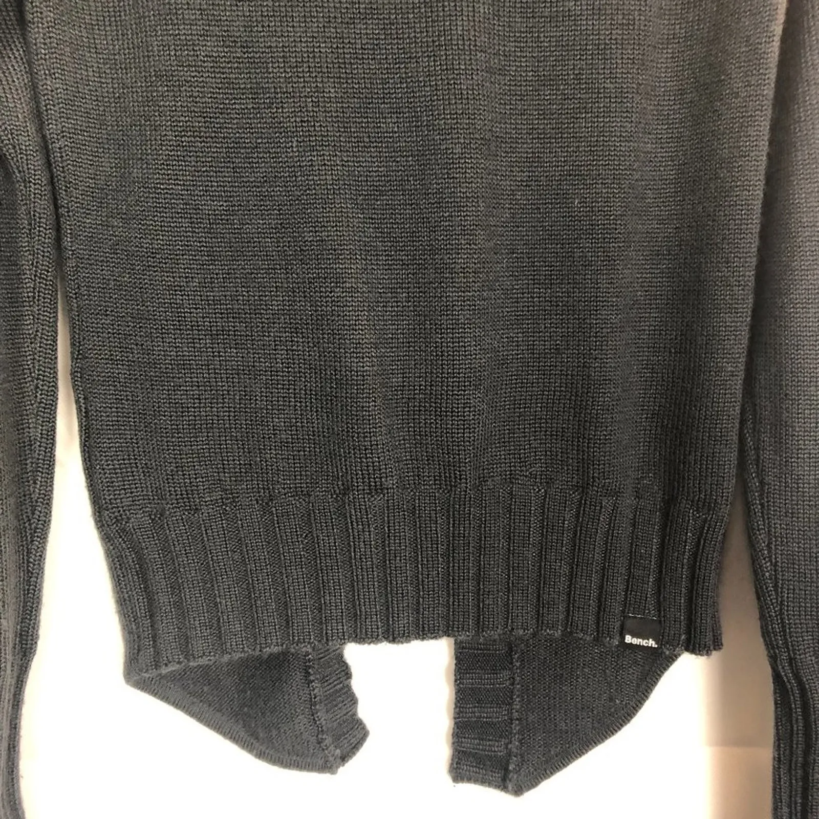 Bench Wool Blend Mock Layer Workwear Office Career Womens Cardigan Sweater Small - Image 8