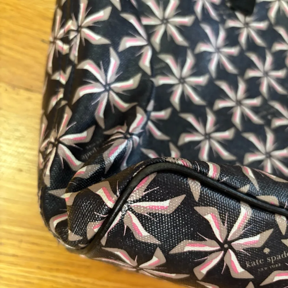 Kate Spade Broome Street Canvas Coated Coastal Quiet Luxury Preppy Tote Bag - Image 5