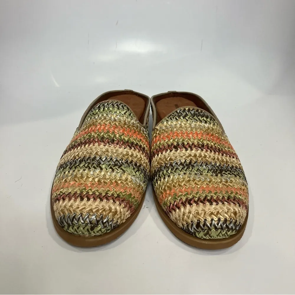 Walking Cradles multicolored mules round toe size‎ 11 Tan - Image 2