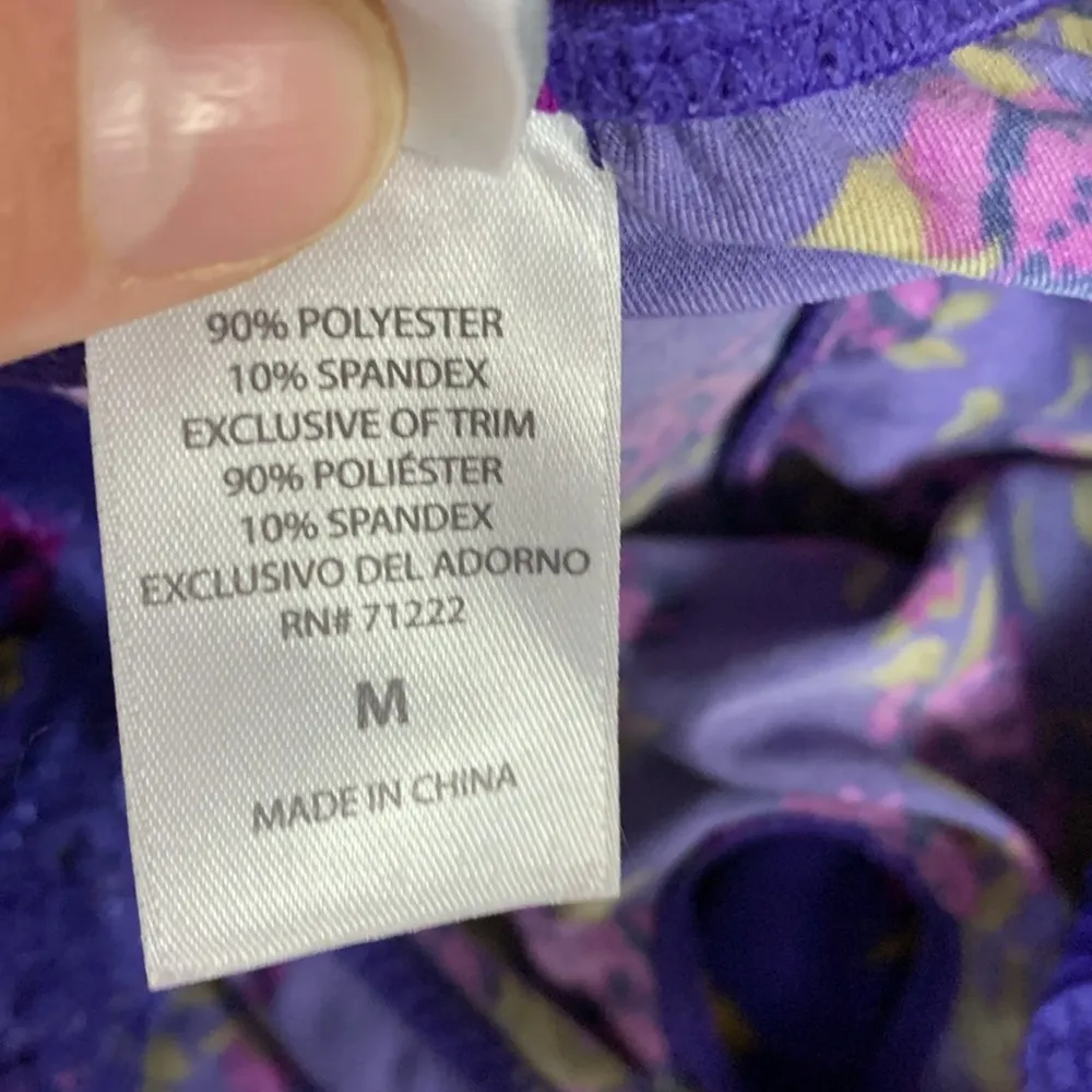 Vintage Y2K Jessica Simpson Purple Floral Nightie Size M - Image 7