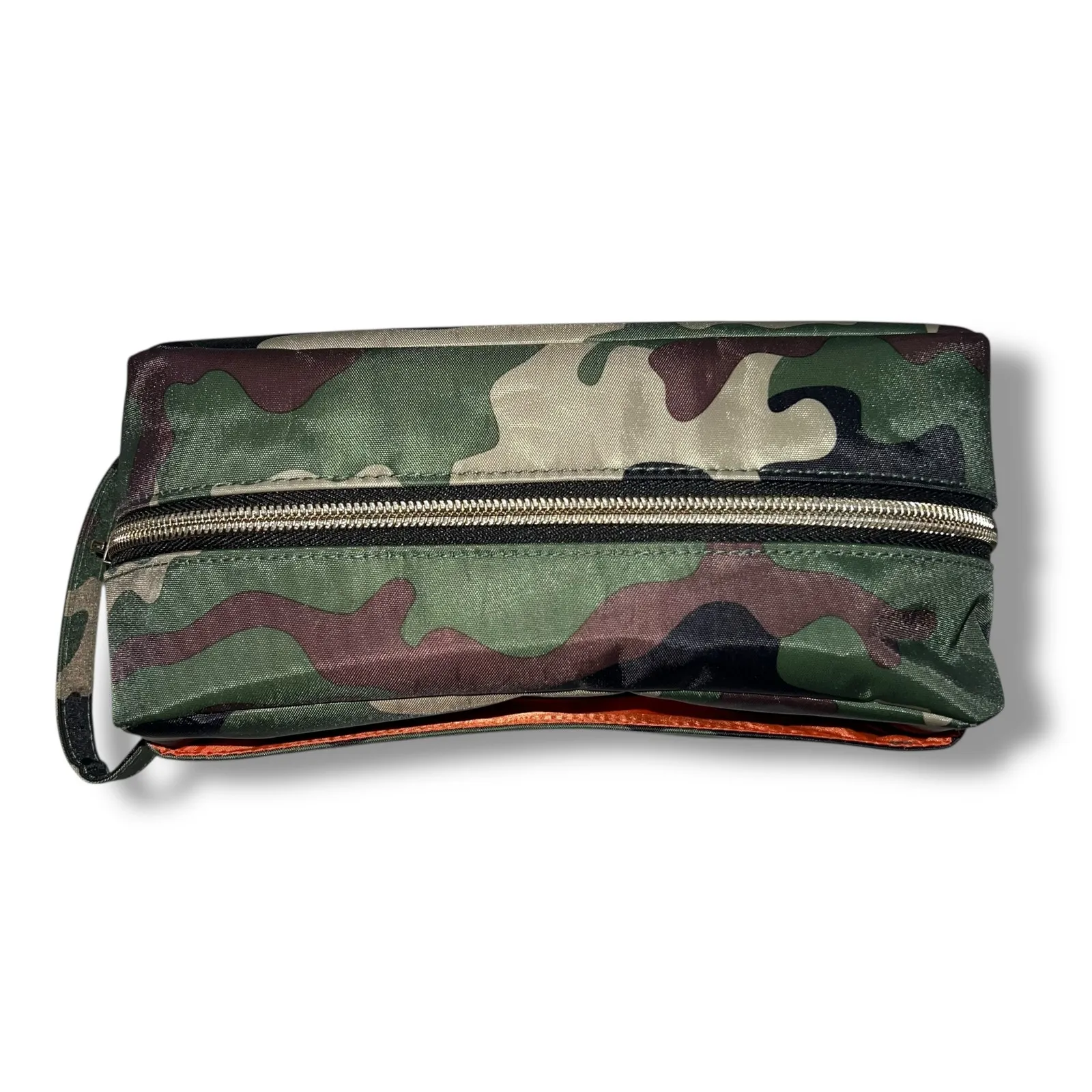 Bath and Body Works Cosmetics Travel Bag Organizer Camouflage Green Brown - Image 3