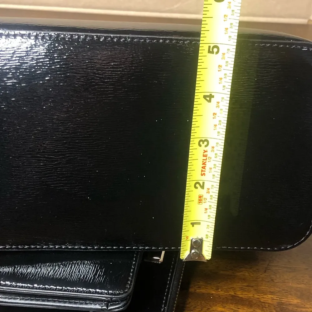 Electric Black Bixby Place Dome Shaped Satchel and Two Wallets - Image 6