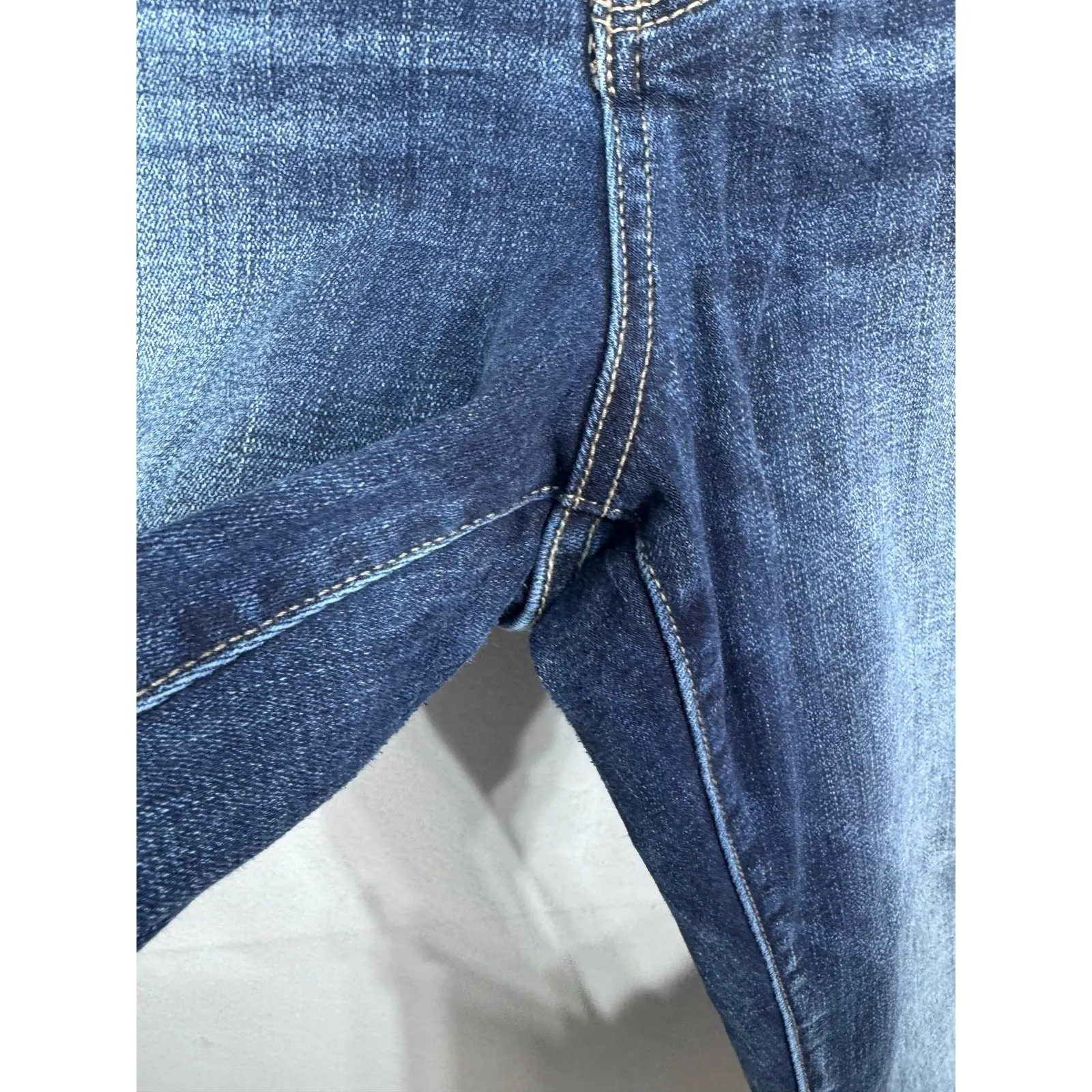 Buckle Black Fit 75 Ankle Skinny Jeans Dark Wash Raw Hem Womens 32 Stretch Denim Blue Size undefined - Image 6