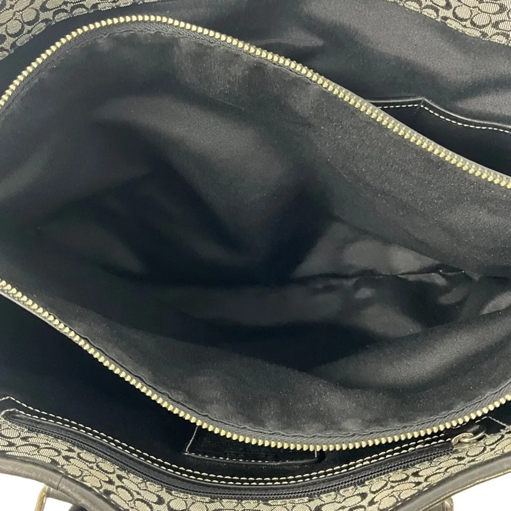 Coach Signature C Logo Business Satchel Tote Bag Mini C  Signature - Image 12