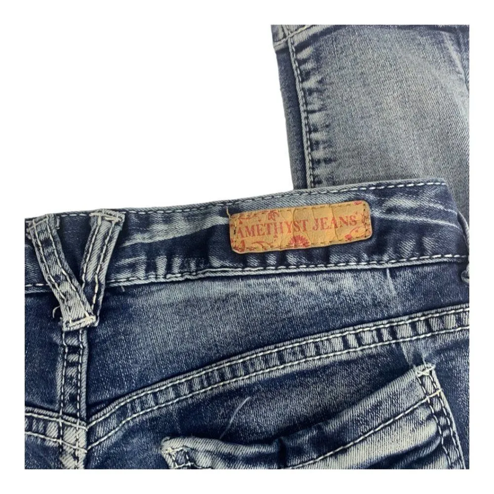 Amethyst Junior Women's Skinny Denim Jeans Size 0 - Image 6