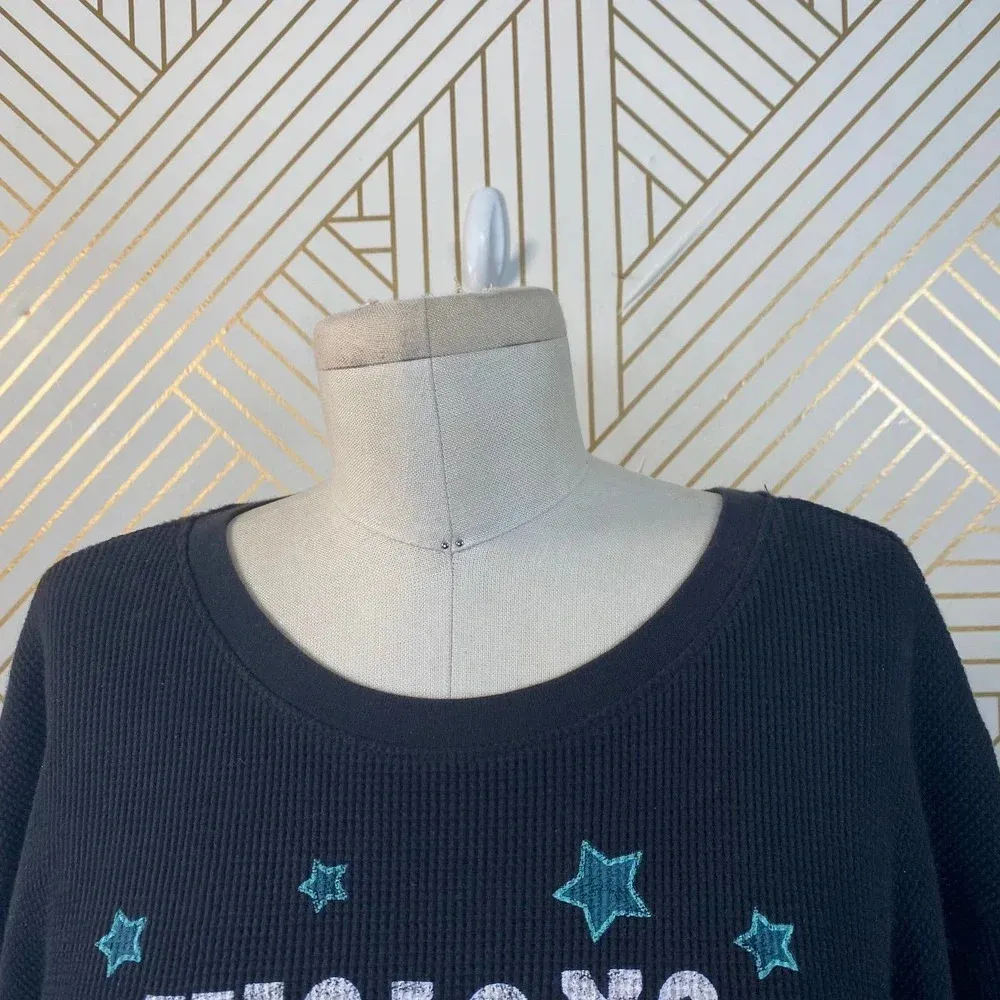 Anthropologie Sharlene Perkins Visions Of Change‎ Top Graphic Thermal Size Small - Image 4