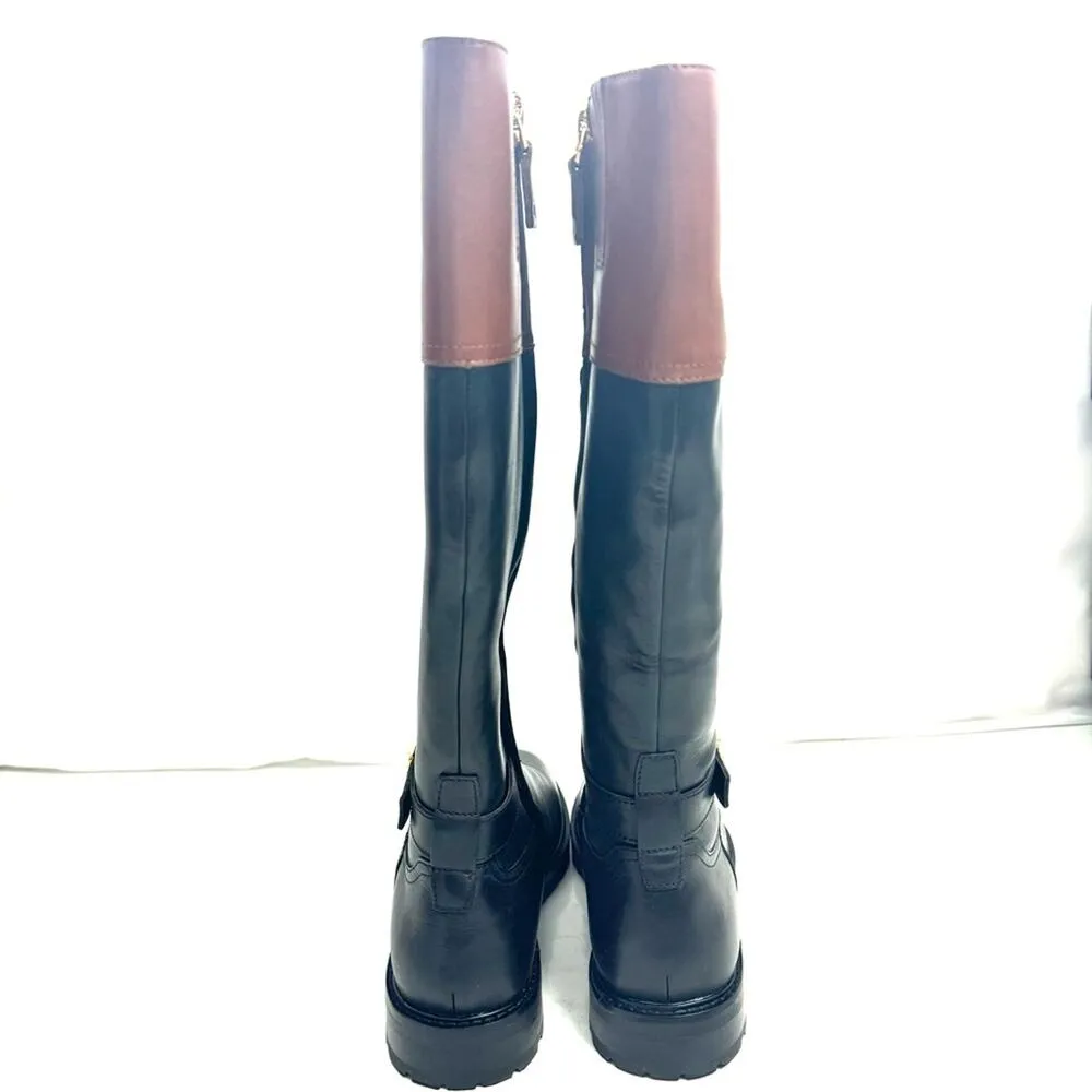 Lauren Ralph Lauren Everly Leather Riding Boots Size 6 - Image 4