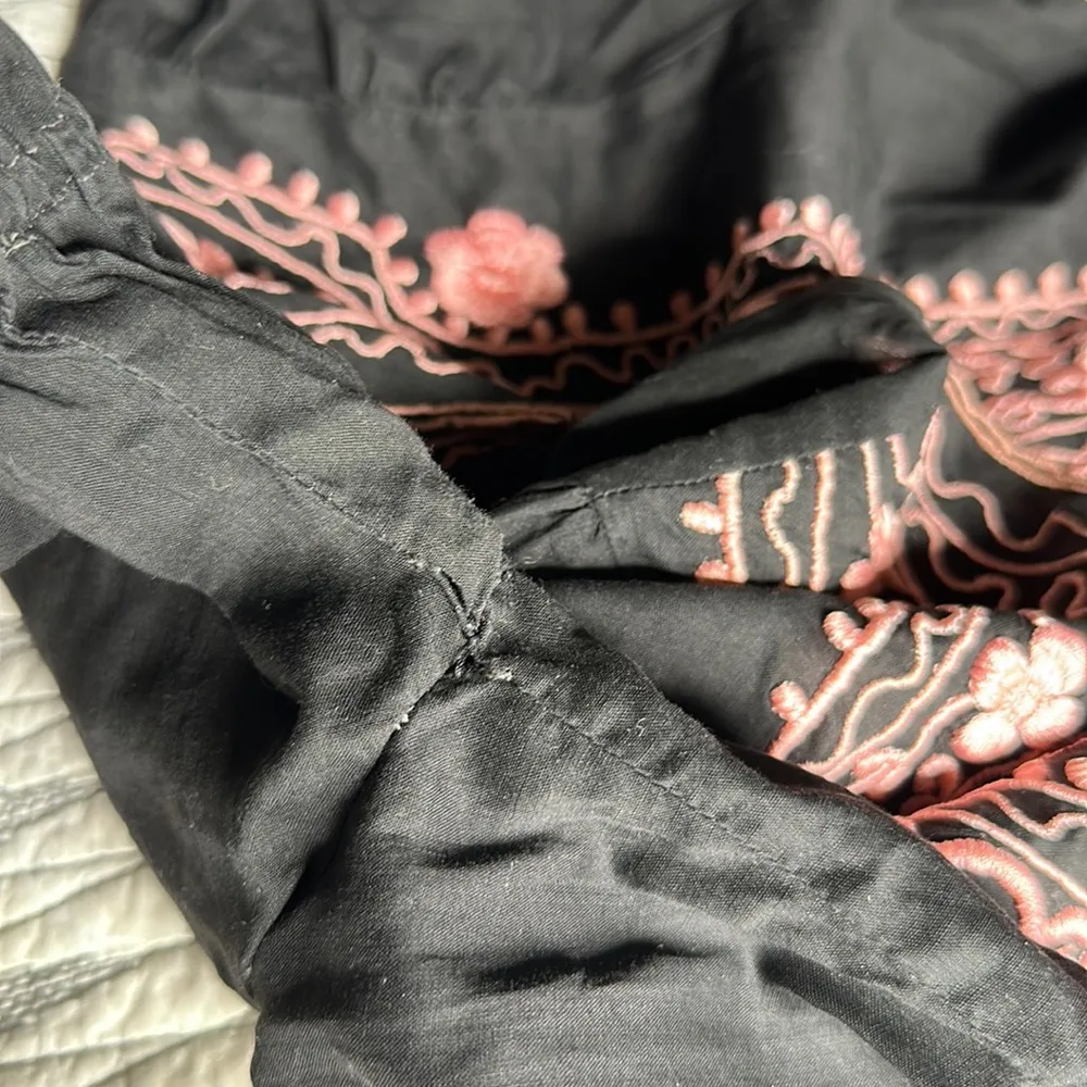 Vintage homemade Mexican Embroidered dress Huipiles - Image 6