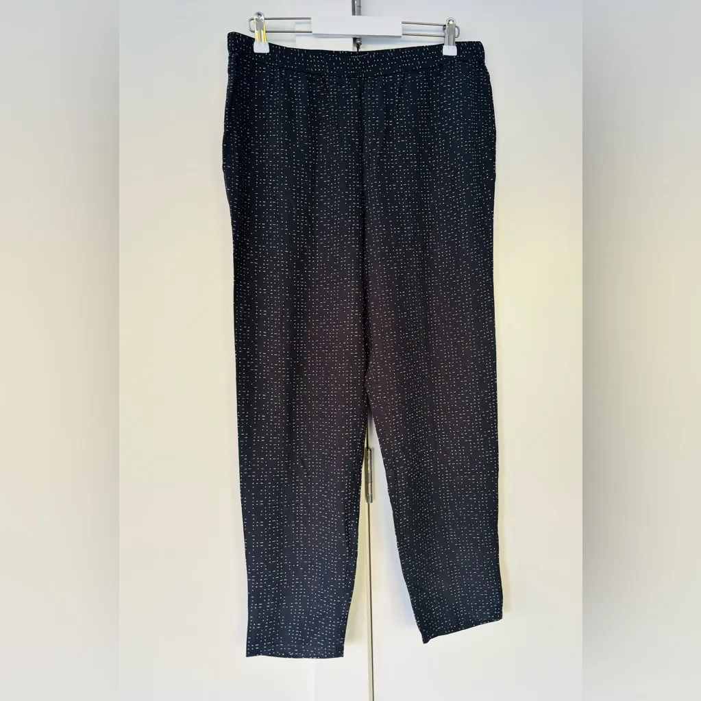 Eileen fisher viscose Stretch Comfortable Ankle Pant With Pockets Size Small - Image 3