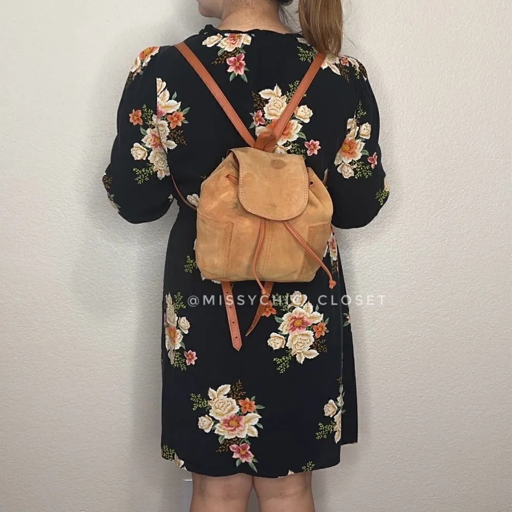 Urban Outfitters 100% Brown Suede Leather Backpack - Image 2