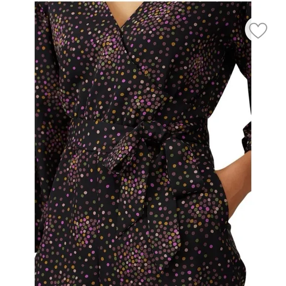 Kate Spade  Disco Dots Cropped‎ Jumpsuit Size 4 - Image 4