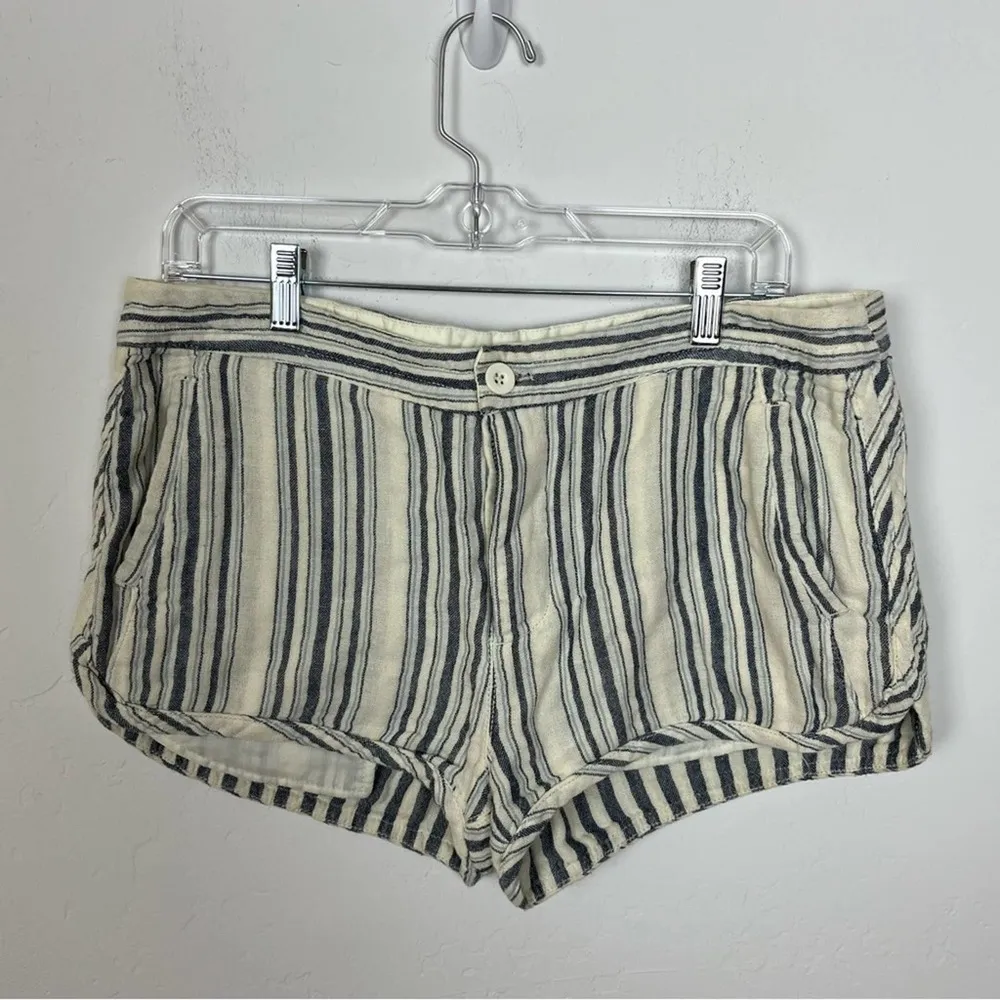 Free People Striped Casual Shorts - Image 2