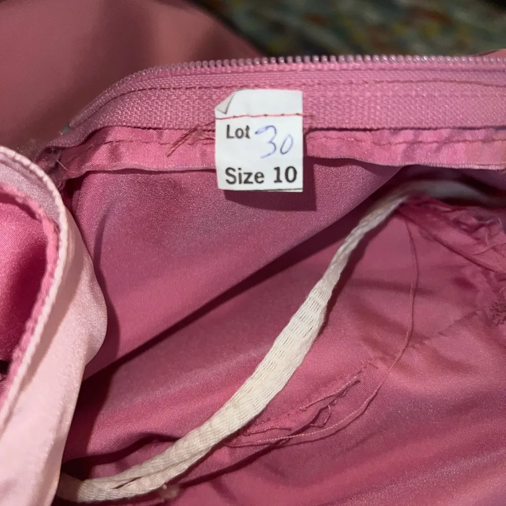 Darling Vintage 1970s Pink Taffeta Southern Belle Gown! Size 10 - Image 6