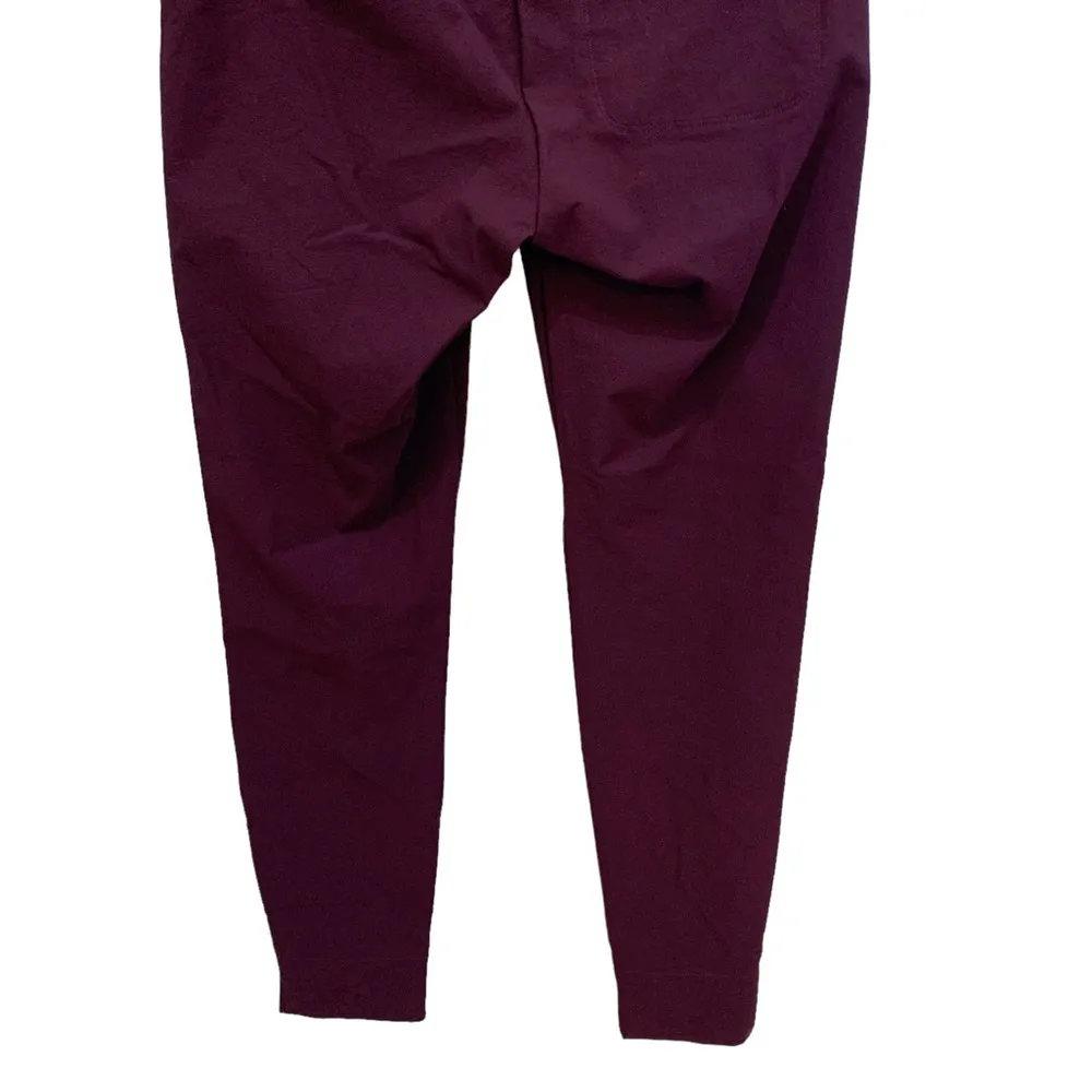 Athleta 6 Wander skinny stash pant in maroon wine red burgundy cigarette jegging - Image 12
