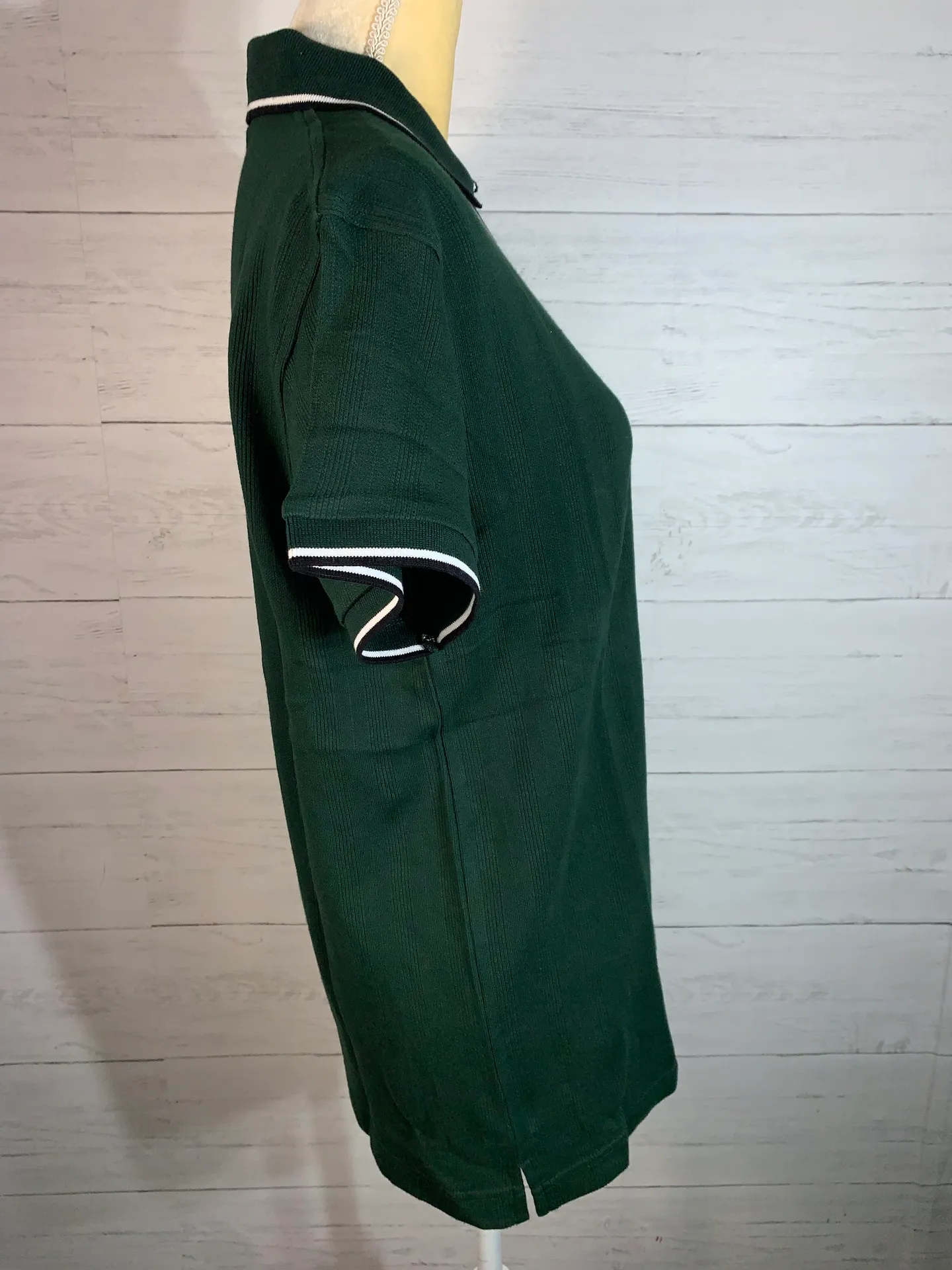 dark green golf polo shirt womens short sleeve size M - Image 6