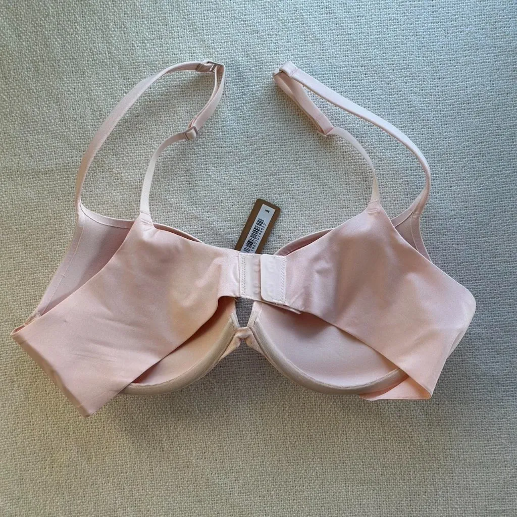 Skims Ultimate Teardrop Push Up Plunge Bra in Primrose, Size 36B - Image 10