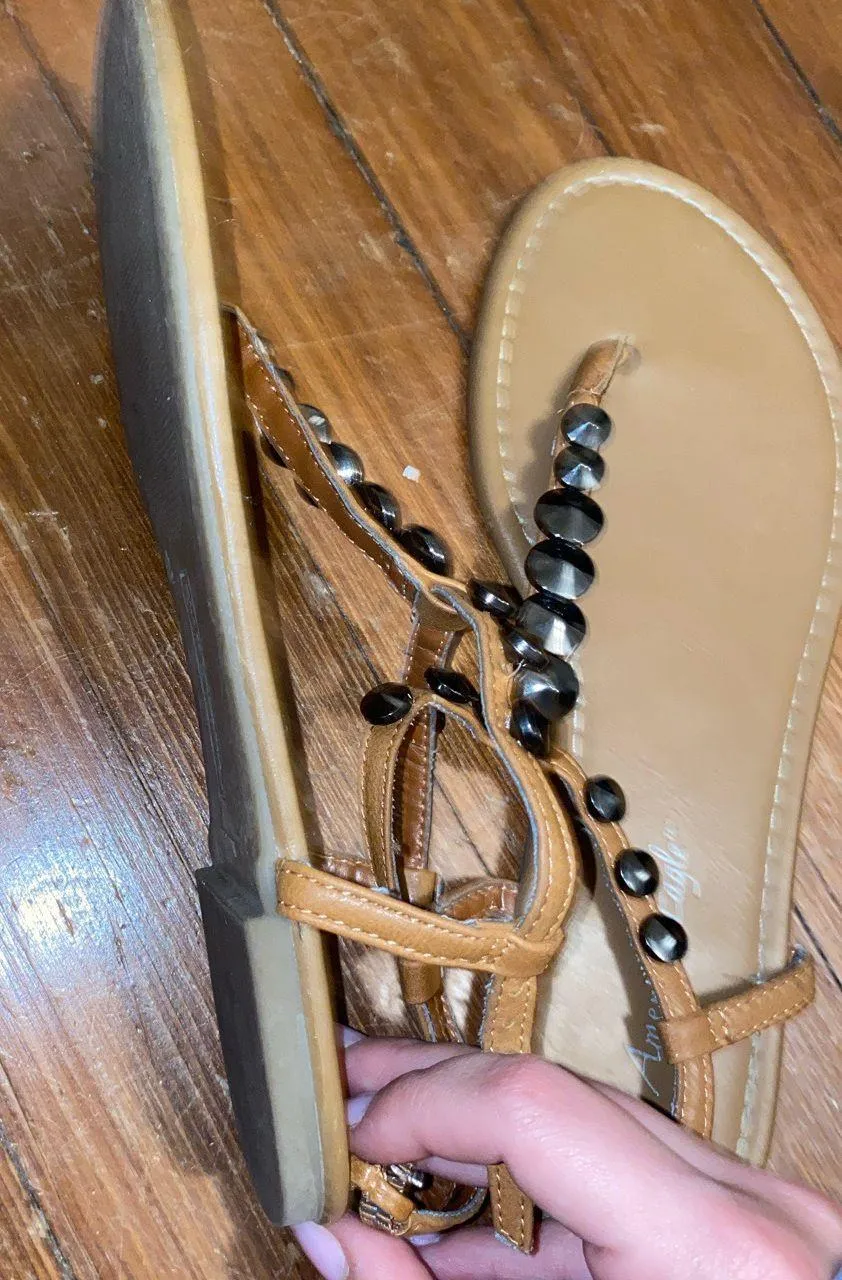American Eagle studded flat sandals  - Image 2