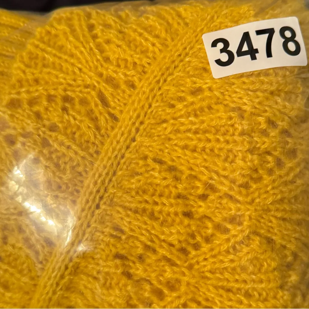 Boden Chunky Pointelle Jumper Pineapple Yellow - Image 7