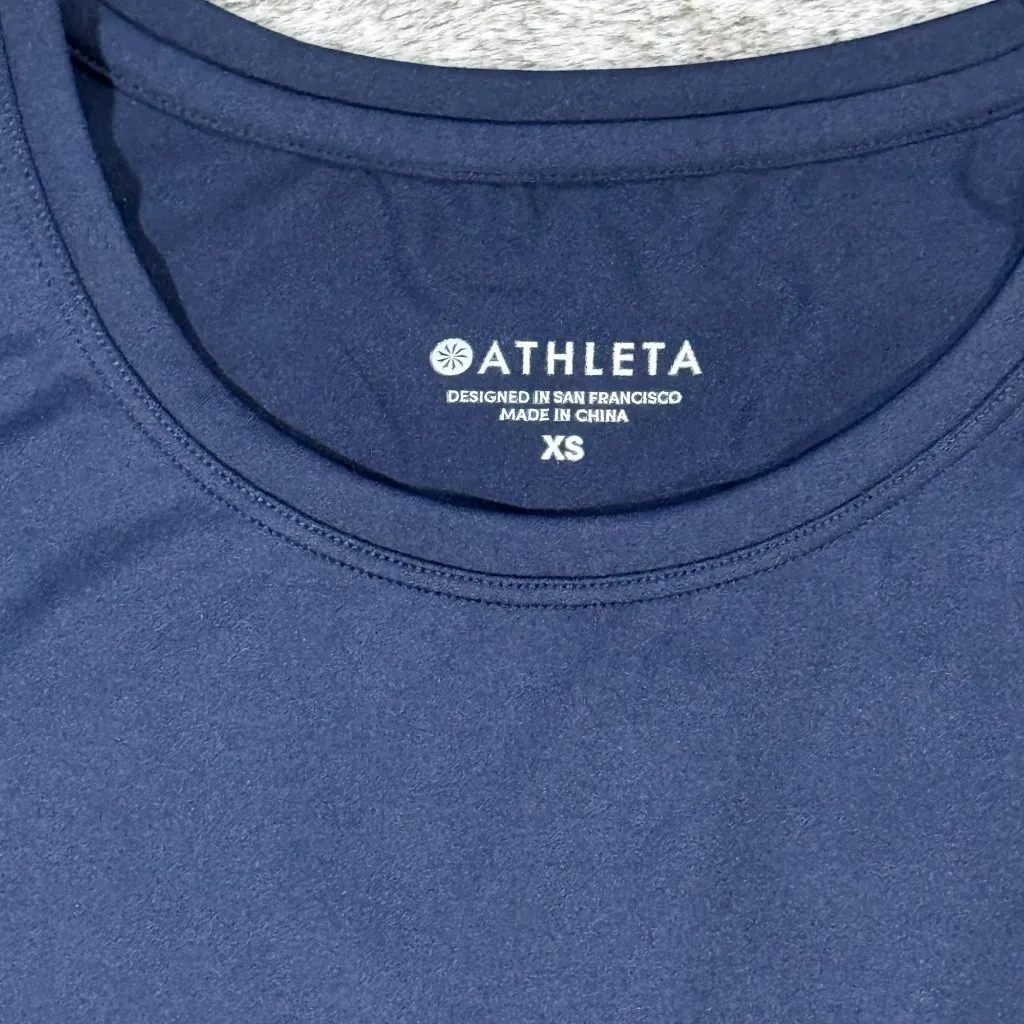 Athleta Cadence Tank Sz XS Navy - Image 5