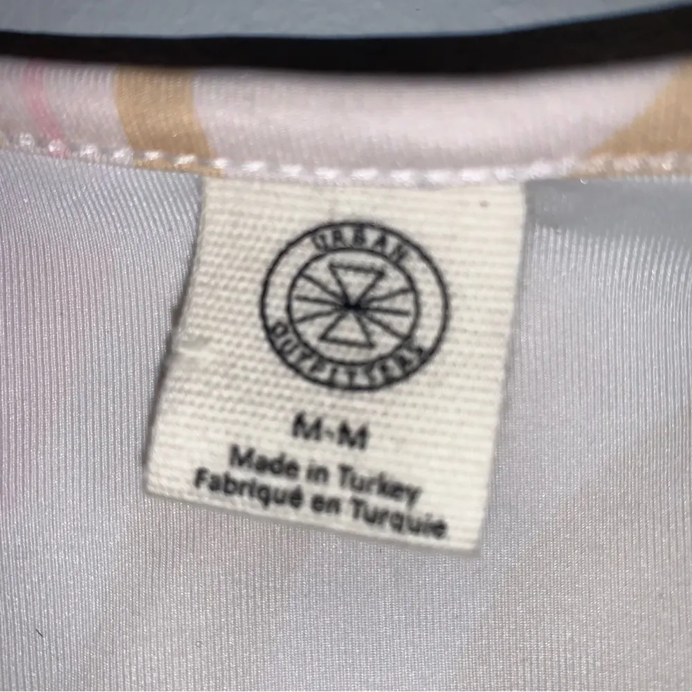 Urban Outfitters UO Daisy Lace-Up Cropped Shirt Top Size M Medium - Image 3