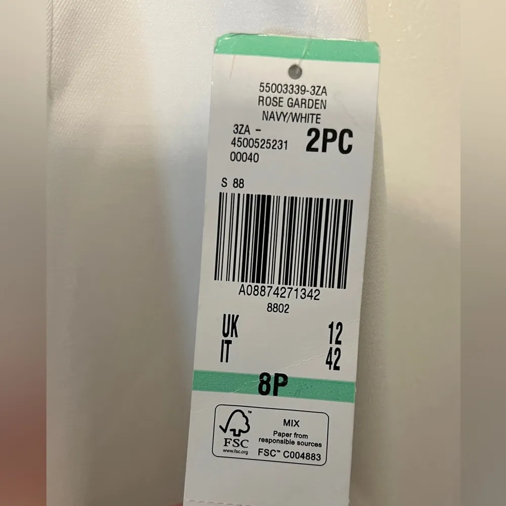 KASPER Women's White Front Crease Dress Pants Size 8P NEW - Image 3