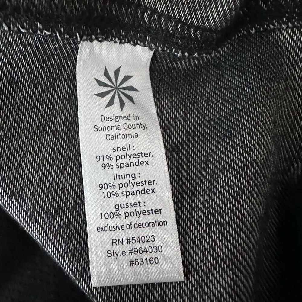 Athleta North Peak Black “Denim” Skort Skirt Size XSP - Image 7