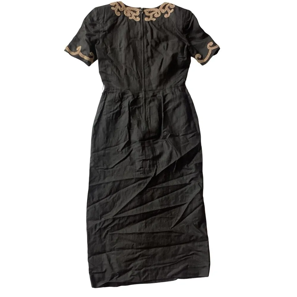 Vintage Et Al Maxi Dress Black Size 6 - Image 8