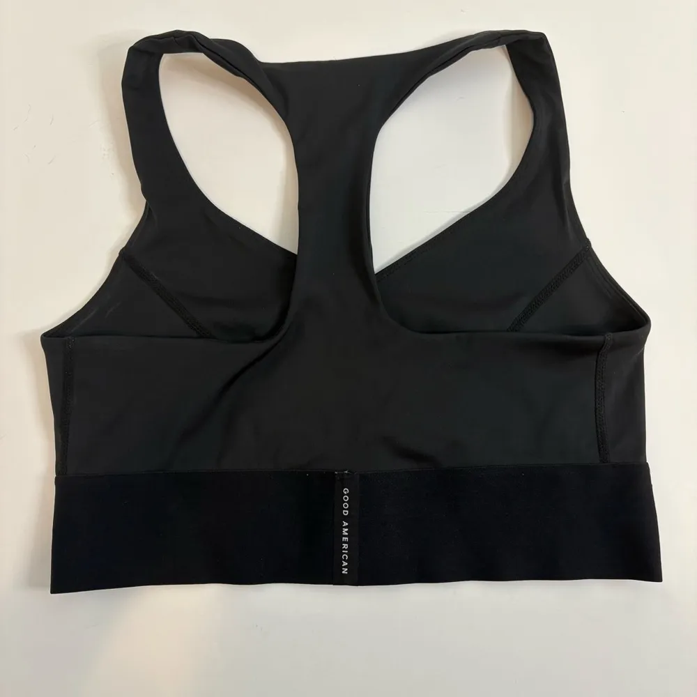 Good American Core Racer Sports Bra Size 3/ Size Large - Image 3