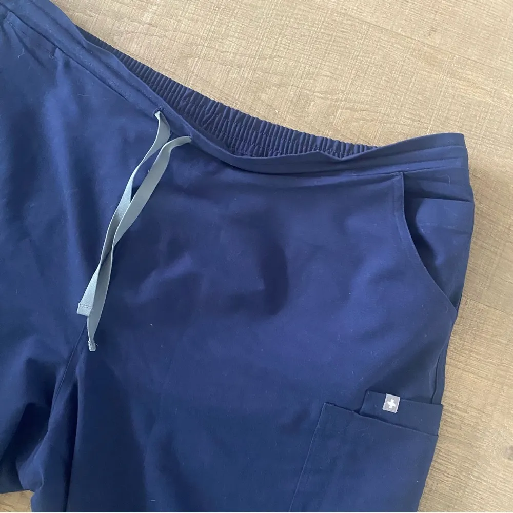 figs blue nursing nurse scrubs casual pants - Image 2