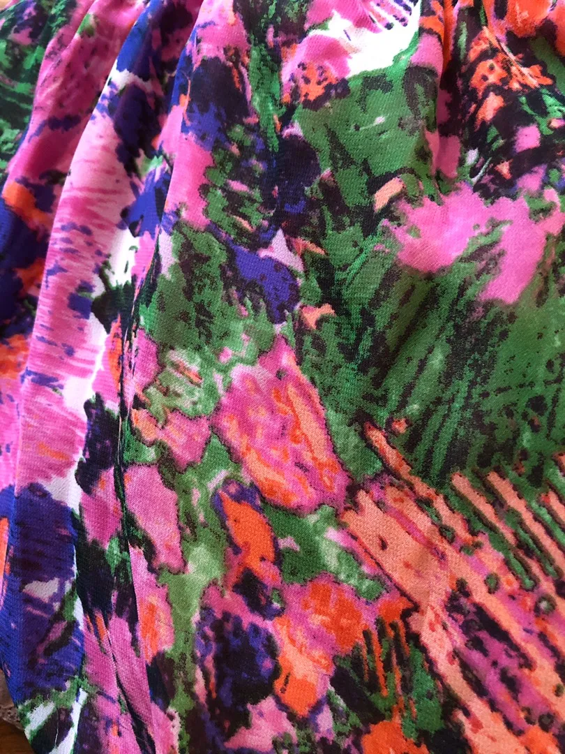 Multicolor Off Shoulder Dress - Image 5