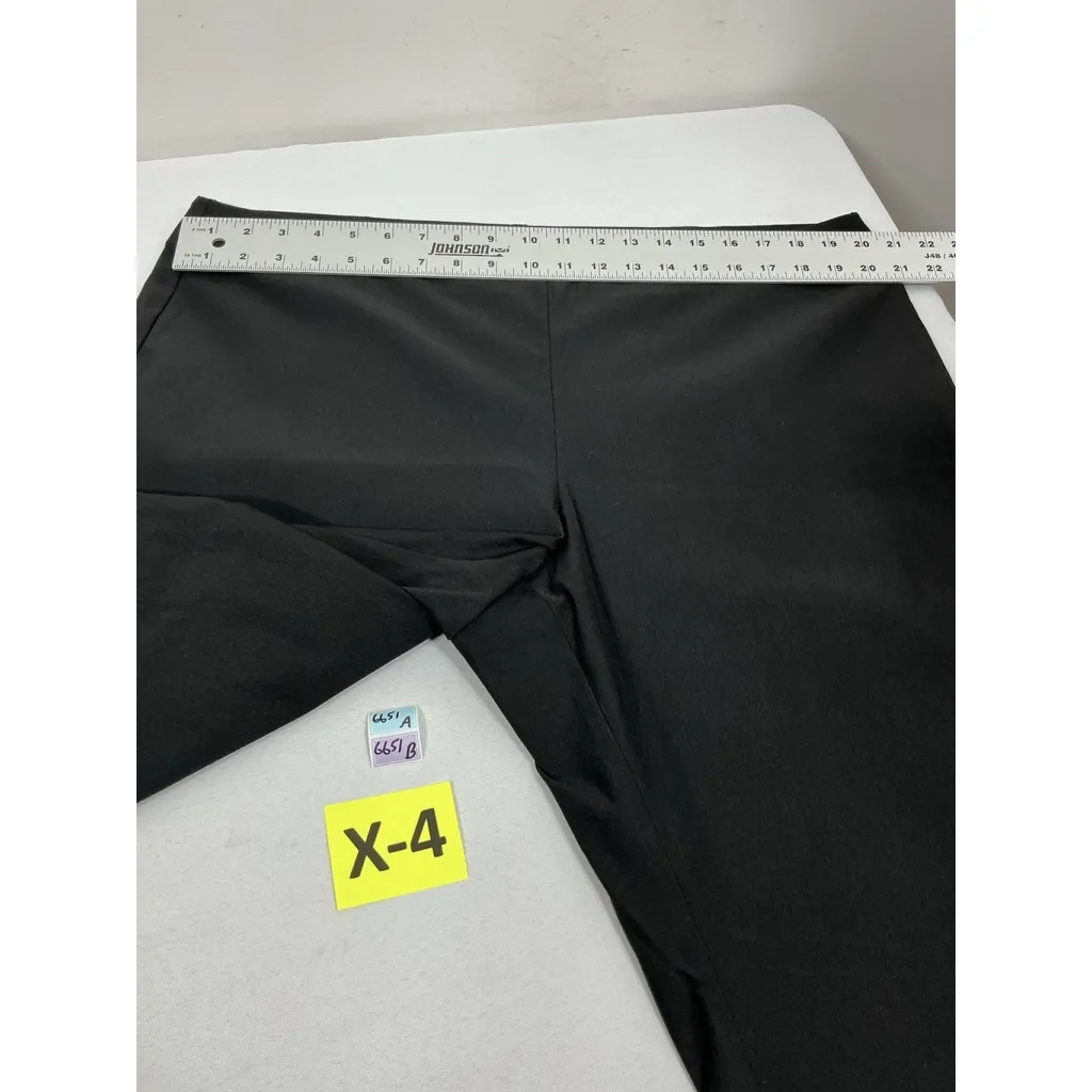 Womans Excellent Worthington Pullon Capri Casual Pants 1X Black Slim Leg - Image 5