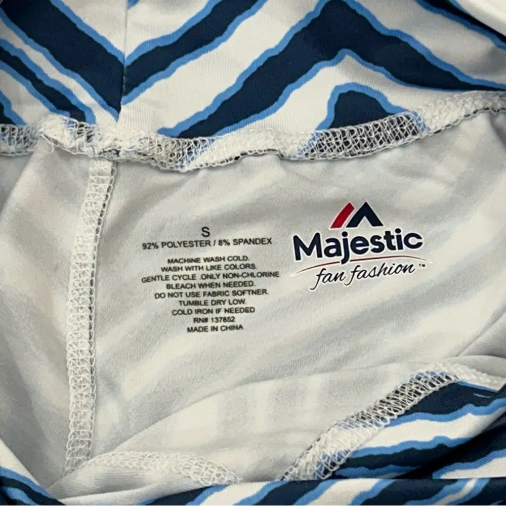 Zubaz Tennessee Titans NFL Football Blue Striped Majestic Yoga Pants Women’s S - Image 7