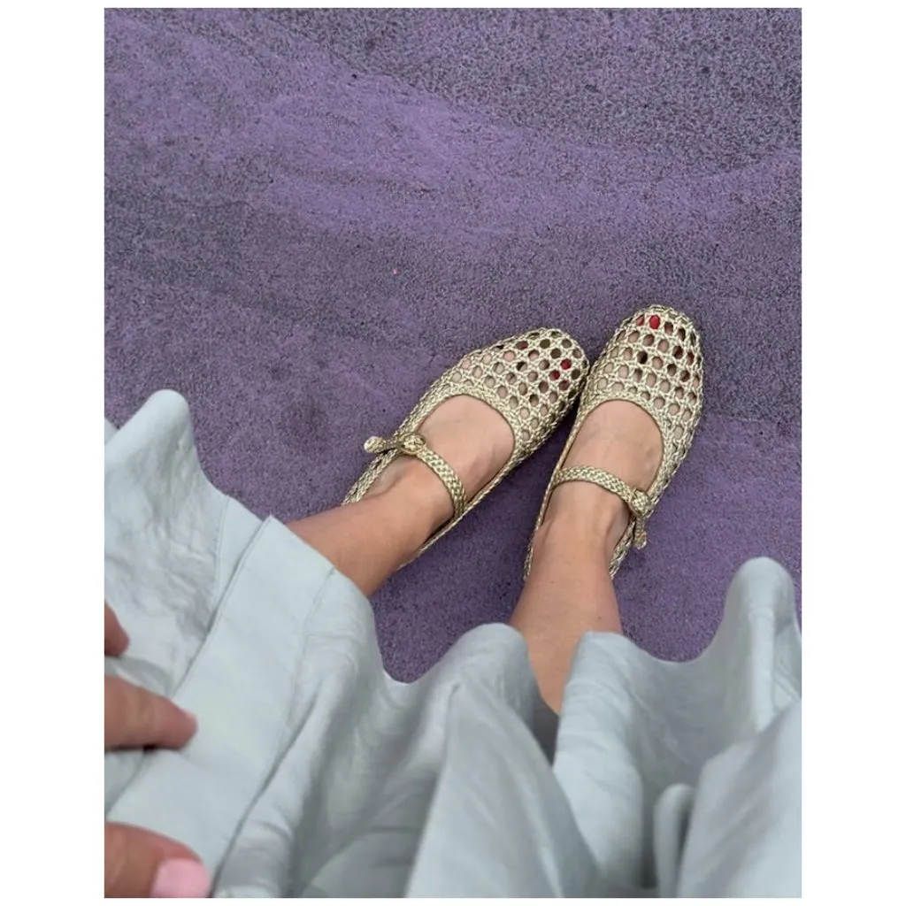 MARRC FISHER LTD Evonna Mary Jane Flat in Chic Cream Leather Size US 8.5 - Image 2