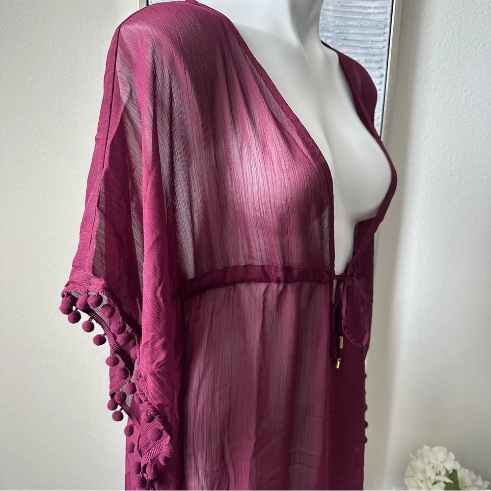 Bleu Rod Beattie Gypset Caftan Swimsuit Cover up Size S - Image 13