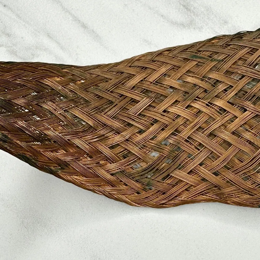 Boho Braided Wire Tie Belt Size XS Small Womens Blue - Image 12