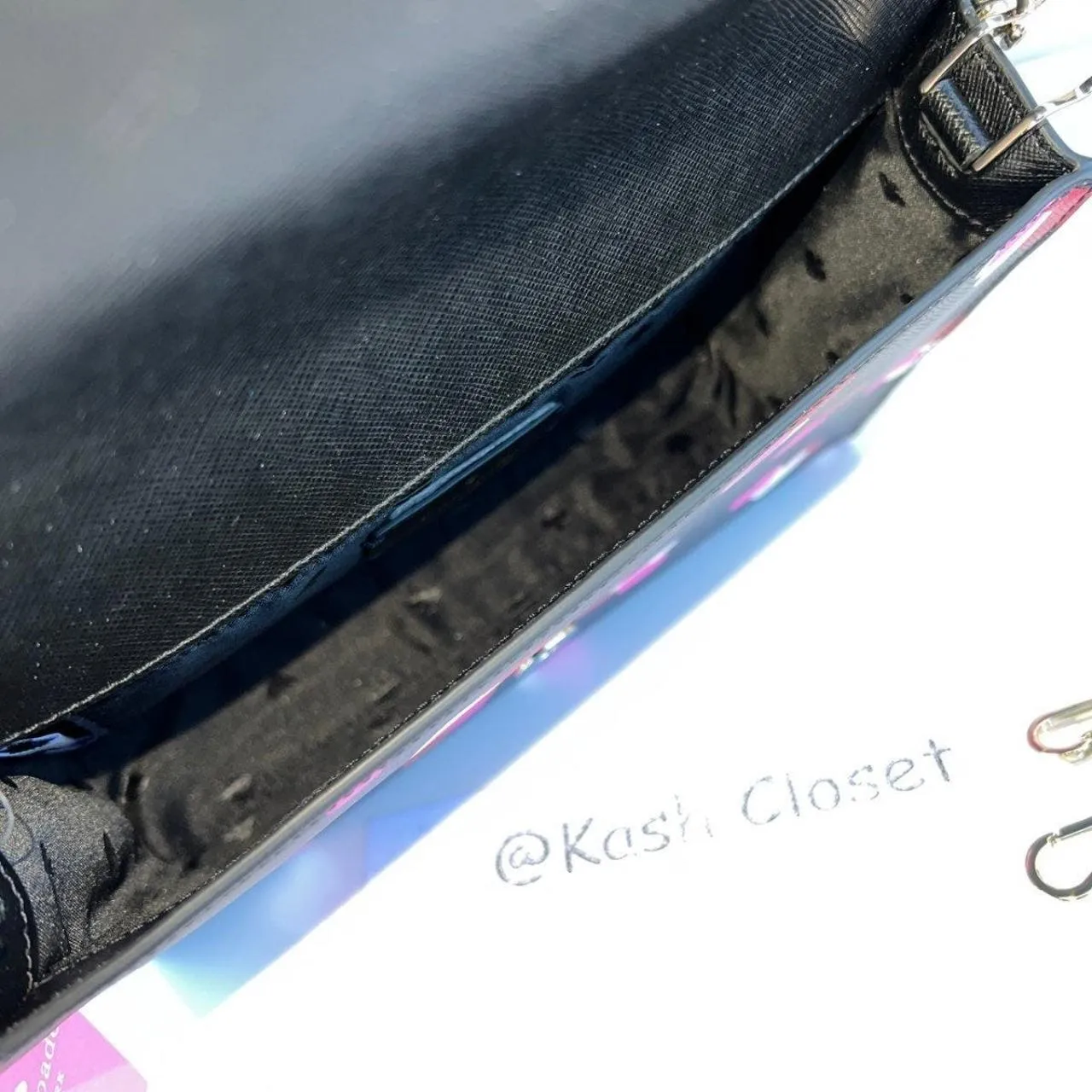 Kate Spade Black Multi Carson Crossbody Purse - Image 6