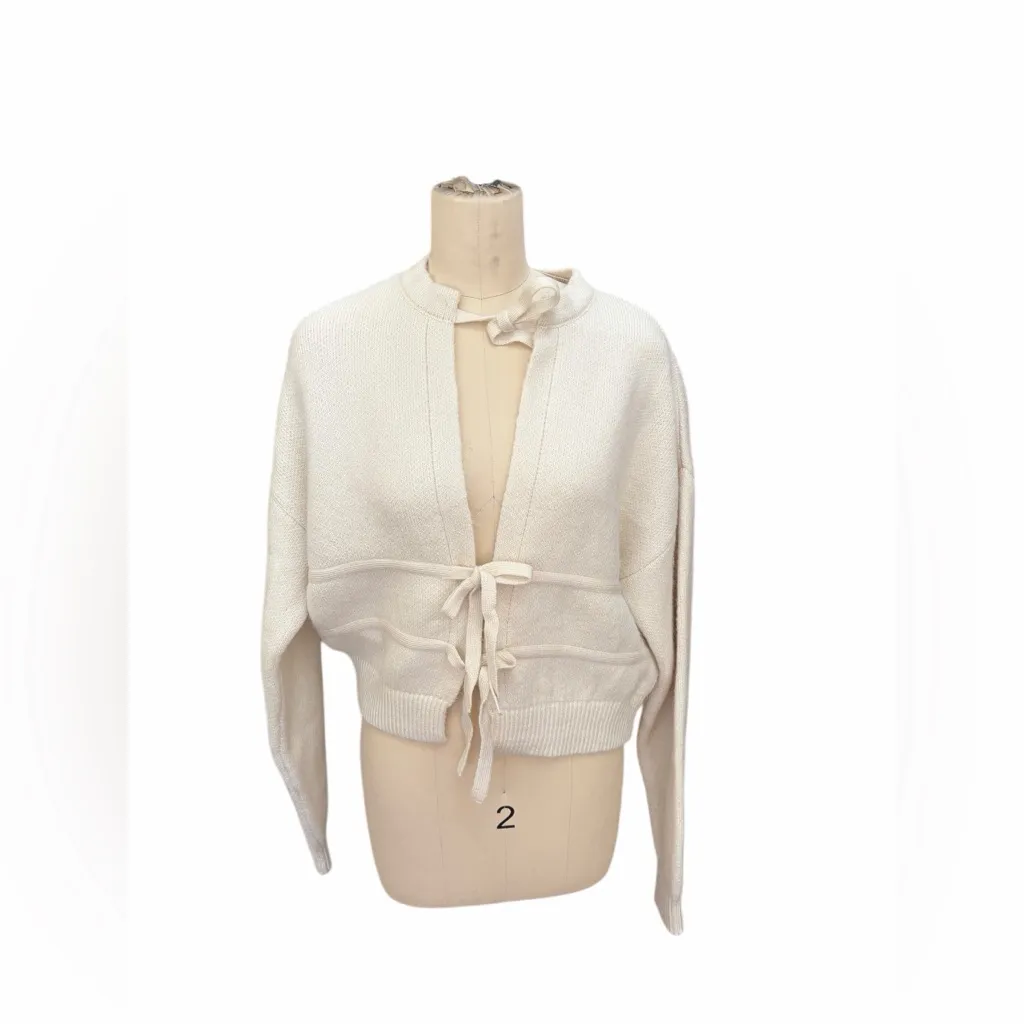 Free people bow cardigan size small, nwt - Image 3