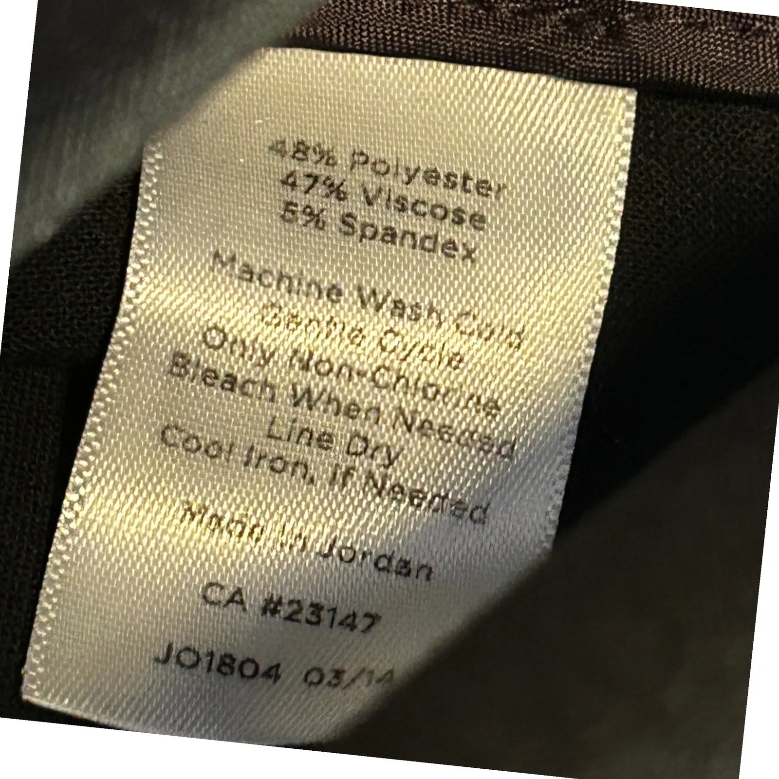 Talbots Petite Black Straight Leg Pants Size 10P - Image 6