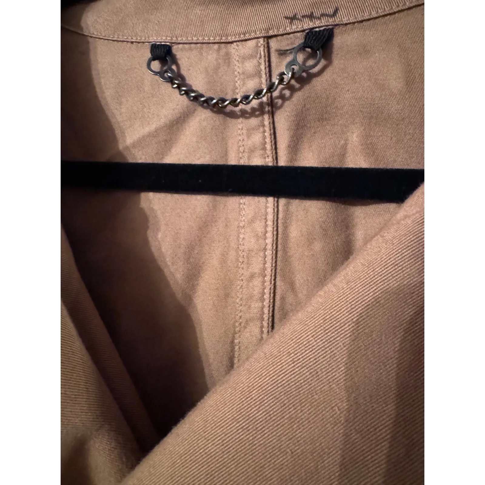 Dries Van Noten Classic Beige Long Trench Coat Double Breasted Belted - Image 11