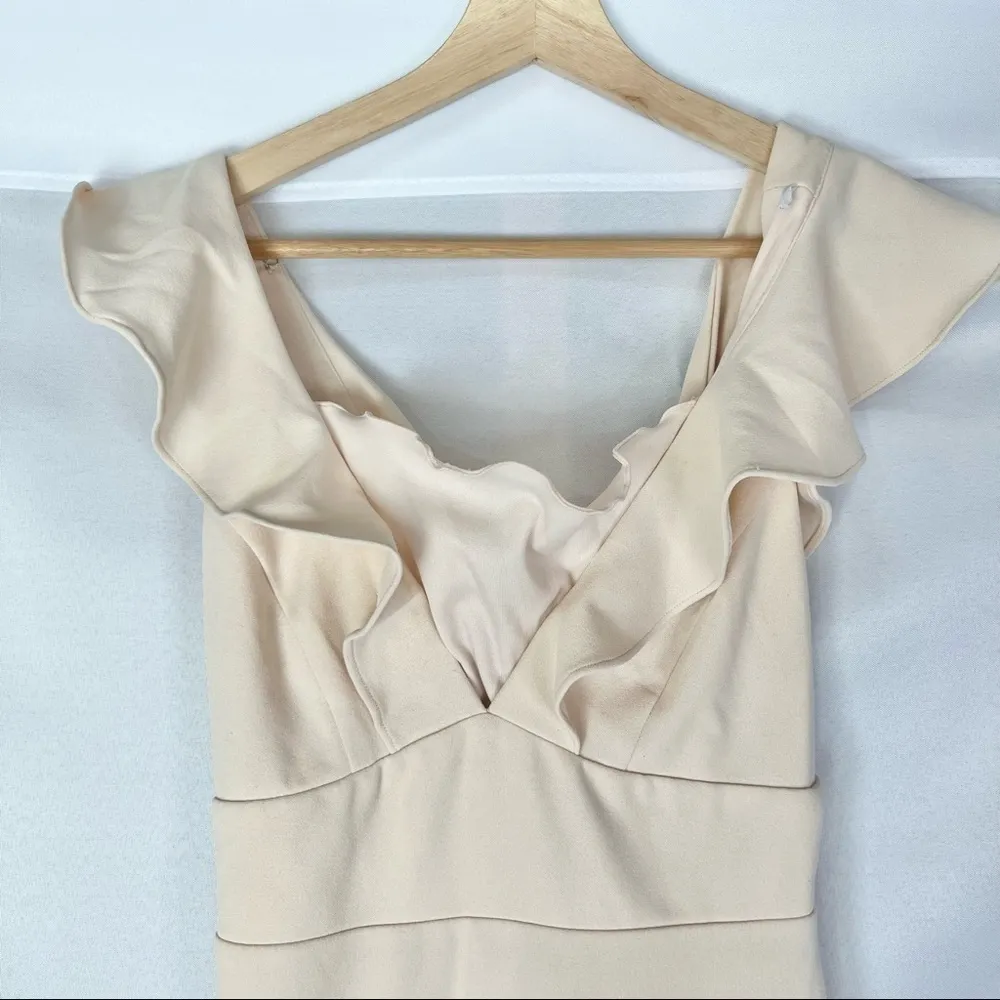 Lulus Blush Pink Perfect Opportunity Ruffle Formal Maxi Gown Dress S - Image 4