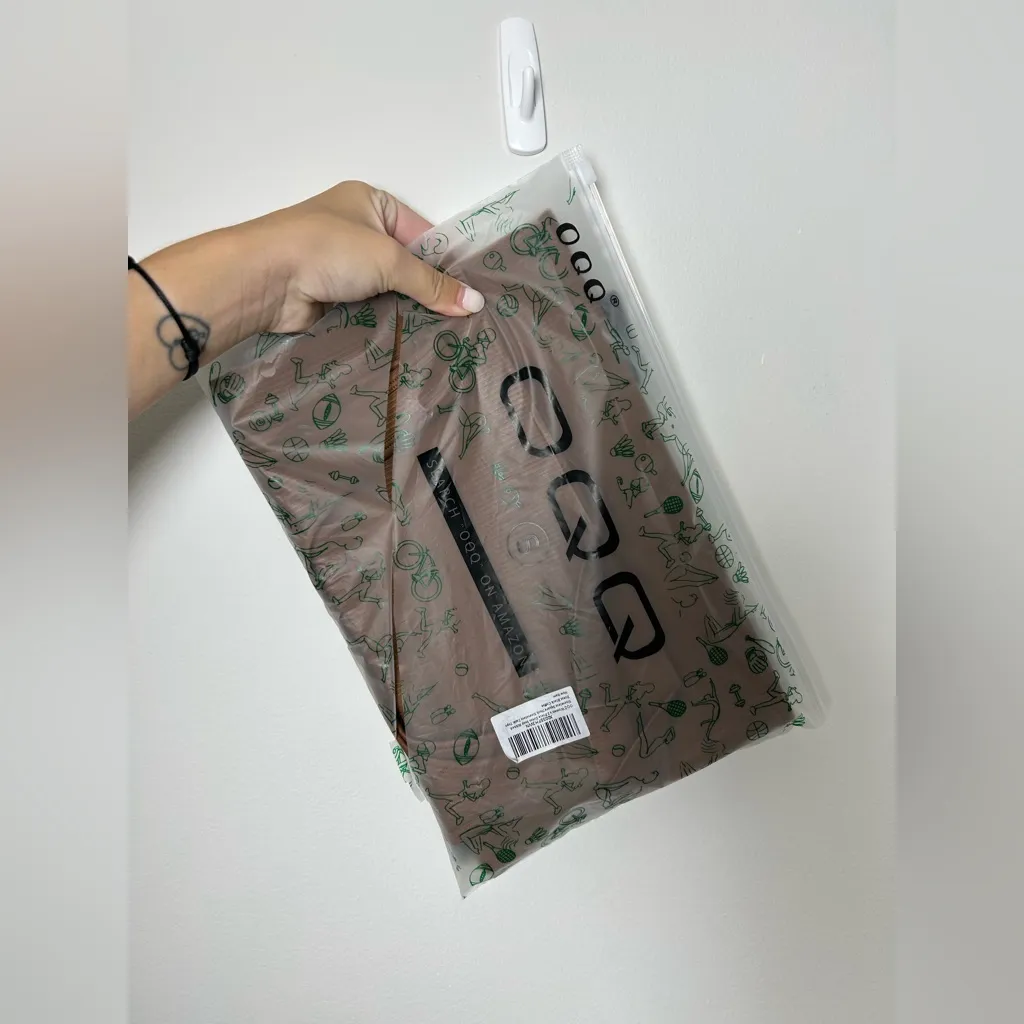 OQQ 2 piece ribbed tank dresses Brown - Image 3